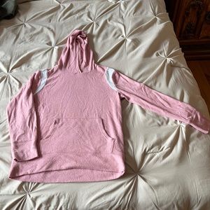 Old Navy plush hoodie in dusty birch